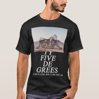 Man branden, binnenste onderliggende fotografie Kl T-shirt