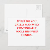 man briefkaart (Voorkant / Achterkant)