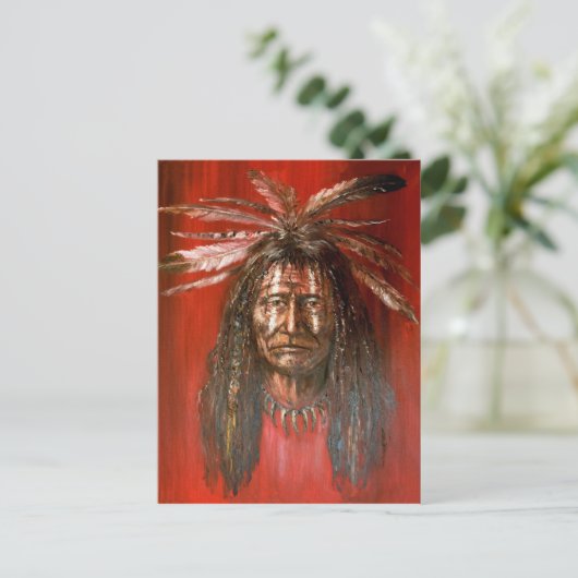 Man Briefkaart (Staand voorkant)