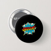 Man Bruidegom Superheld Bachelor Verlovingsfeest H Ronde Button 5,7 Cm (Voorkant /achterkant)