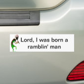man-bumper bumpersticker (Op auto)