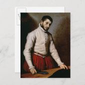 Man c.1570 briefkaart (Voorkant / Achterkant)