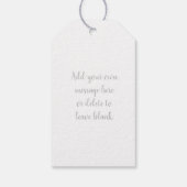 man cadeaubonnen voor 90e verjaardag tag cadeaulabel (Achterkant)