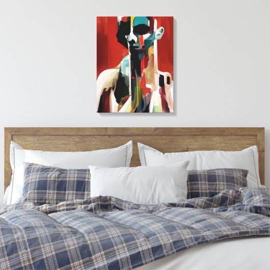 Man Canvas Afdruk (Insitu (Slaapkamer))