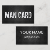 Man Card PUA Visitekaartje Pickup Women (Voorkant / Achterkant)