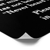 Man Cave art - poster afdrukken (Hoek)