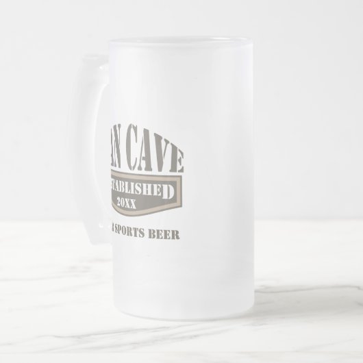 Man Cave Beer Mok (Voorkant links)