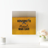 Man Cave - Beer Vierkante Klok (Huis)
