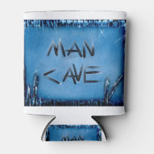 Man Cave Blauwe Kristallen