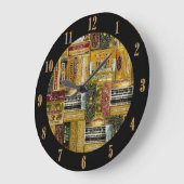 Man Cave Cigar Boxes Pattern Grote Klok (Hoek)