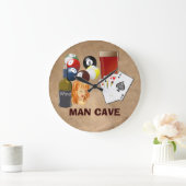 Man Cave Clock groot Grote Klok (Huis)