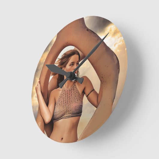 Man Cave Clock Ronde Klok (Hoek)