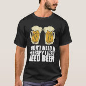 Man cave Craft beer Drunken T-shirt (Voorkant)