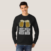Man cave Craft beer Drunken T-shirt (Voorkant volledig)