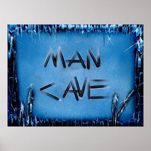 Man Cave Crystal Poster (Voorkant)