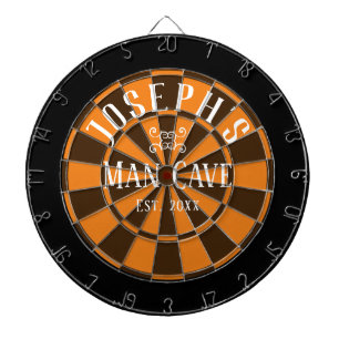 Man Cave Custom Name Dart Board Dartbord