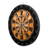 Man Cave Custom Name Dart Board Dartbord (Voorkant Rechts)