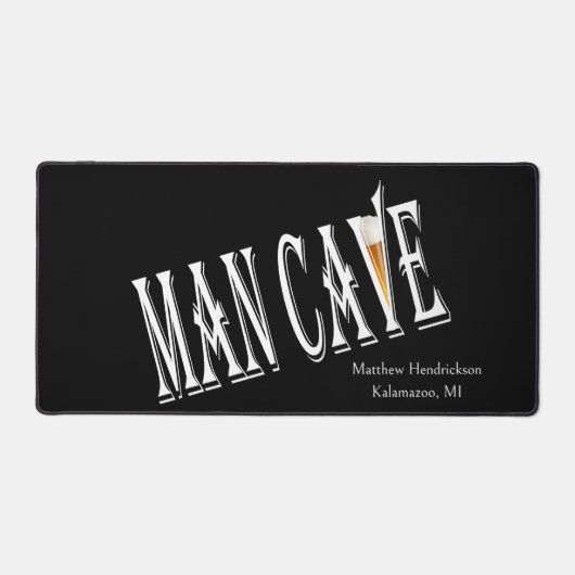 Man Cave Desk Mats Pads (Voorkant)