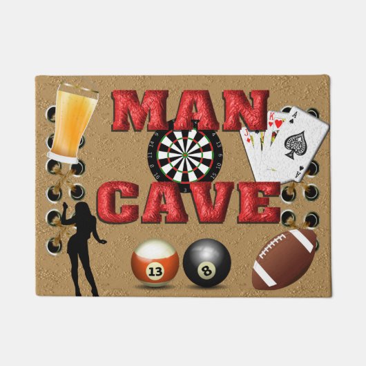 Man Cave - Deurmat (Voorkant)
