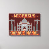 Man Cave Funny Garage Mahal Tools | Aangepaste naa Canvas Afdruk (Voorkant)