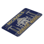 Man Cave Funny Garage Mahal Tools | Aangepaste naa Magneet (Linkerzijde)