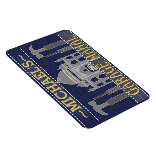 Man Cave Funny Garage Mahal Tools | Aangepaste naa Magneet (Rechterzijde)