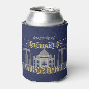 Man Cave Garage Mahal Funny for Men   Gepersonalis Blikjeskoeler