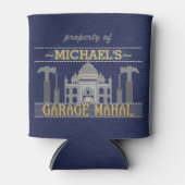 Man Cave Garage Mahal Funny voor Mannen | Geperson Blikjeskoeler (Voorkant)