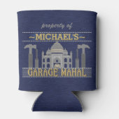 Man Cave Garage Mahal Funny voor Mannen | Geperson Blikjeskoeler (Achterkant)