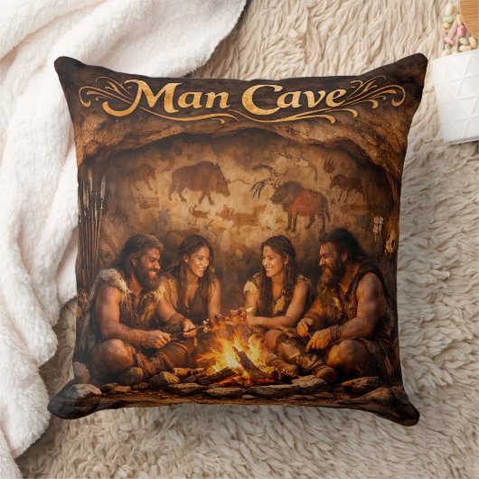 Man cave grote luxe kussen (Deken)