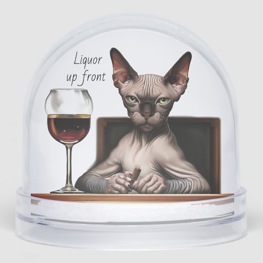 Man Cave Novelty Sneeuwbol (Voorkant)