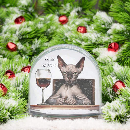 Man Cave Novelty Sneeuwbol (Kerstmis)