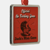 Man Cave Ornament - geen Farting Zone! (Rechts)