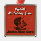 Man Cave Ornament - geen Farting Zone! (Voorkant)