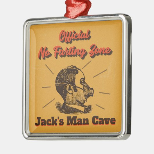 Man Cave Ornament - geen Farting Zone! (Links)