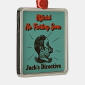 Man Cave Ornament - geen Farting Zone! (Rechts)