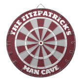 Man Cave Personalized Dartbord (Voorkant)