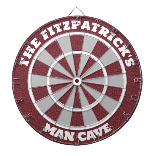 Man Cave Personalized Dartbord (Voorkant)