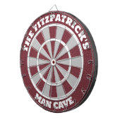 Man Cave Personalized Dartbord (Voorkant Rechts)