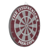 Man Cave Personalized Dartbord (Voorkant Links)