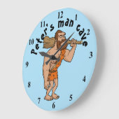 Man Cave Personalized Grote Klok (Hoek)