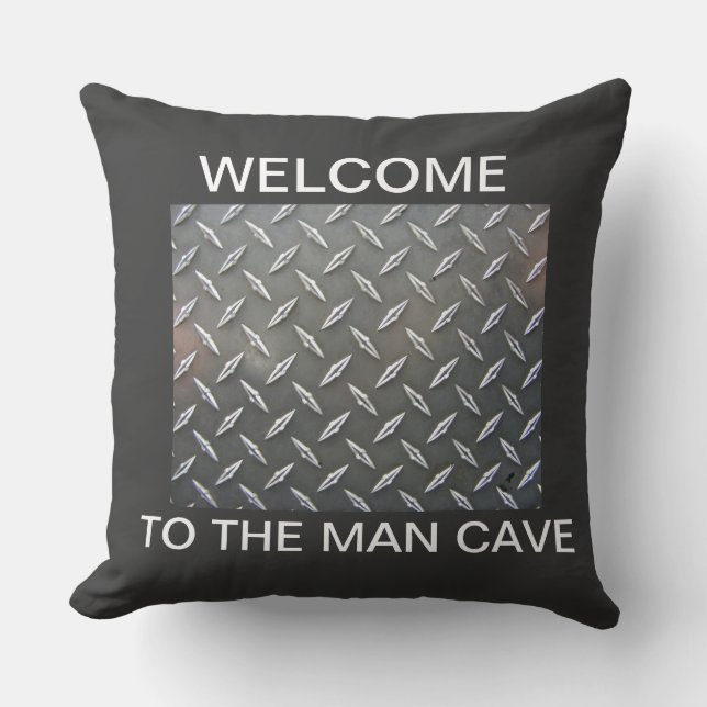 MAN CAVE PILLOW KUSSEN (Voorkant)