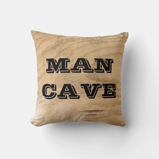 MAN CAVE Pillow Kussen (Voorkant)