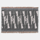 Man Cave Pistool Rug Deken (Voorkant)