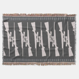 Man Cave Pistool Rug Deken