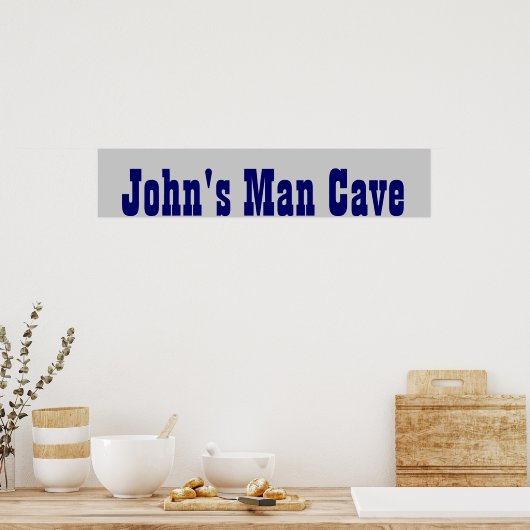 Man Cave Poster (Keuken)