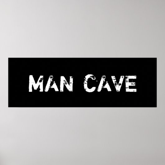 Man Cave Poster (Voorkant)