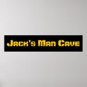 Man Cave Poster (Voorkant)