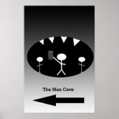 Man Cave Poster (Voorkant)