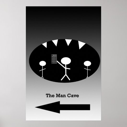 Man Cave Poster (Voorkant)